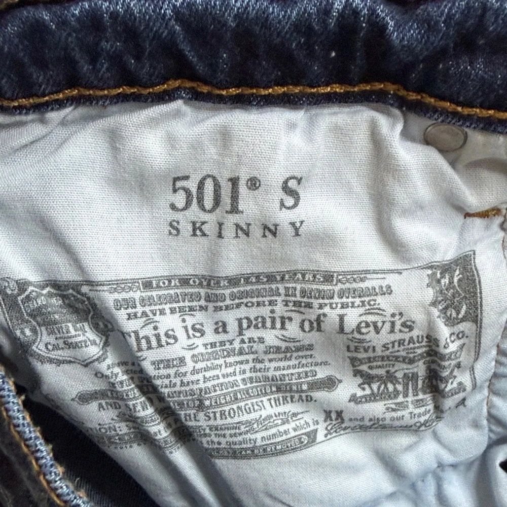 Levi's Dark Blue Skinny Jeans
